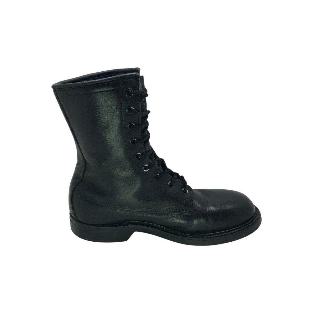 Wolverine World Wide 1992 Combat Boots Mens 5W Black Leather Steel Toe USA - Picture 10 of 15